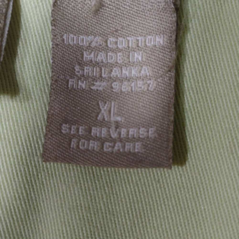 Bill Blass lime green denim jeans jacket XL - Picture 6 of 7